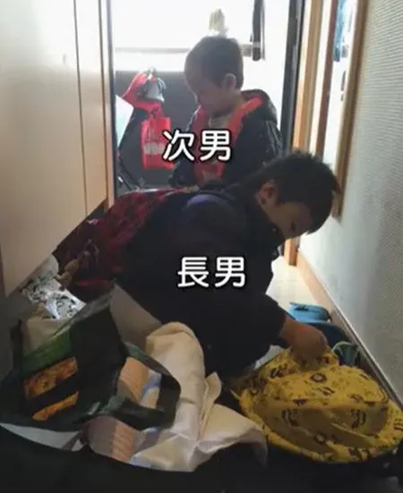 くわばたりえと刈込英介の子供(長男と次男)