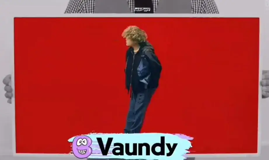 2021年1月、日本テレビ系列の音楽番組「バズリズム02』でのVaundy（バウンディ）の紹介画像